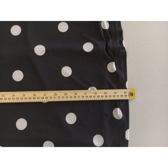 Lauren Ralph Lauren Womens Size 8 Stretch Polka Dot Casual Comfort Shift Dress - Picture 7 of 9